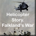 Paintings from the Helicopter Story of the Falklands War, by John Hamilton