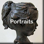 Bronze Portrait Sculptures by Jane Hamilton