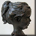 Portrait sculpture of Grace Dash