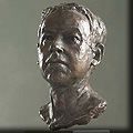 Portrait sculpture of Hugh Pilkington